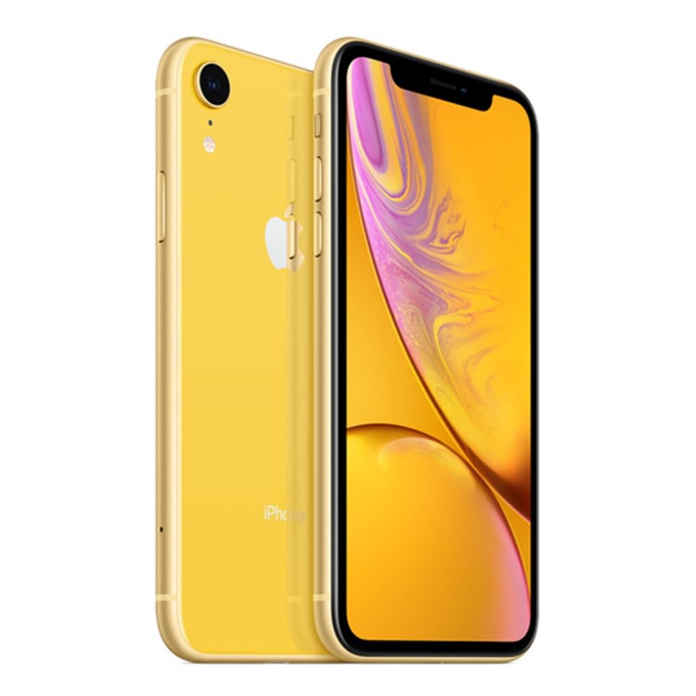 iPhone XR available in six new colors: white, black, blue, yellow, coral and red (pre-owned refurbished)yellow