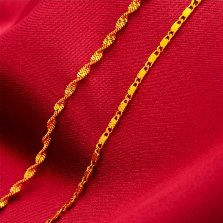 Gold necklace female jewelry Multi layered flowers CRRSHOP women lover fashion trend Christmas gift