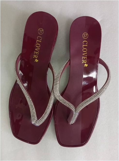 Diamonds Crystal Comfortable slippers for women and ladies beach platform sandals
