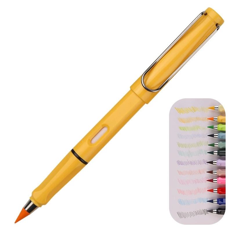 Colored pencil, no ink, no sharpening, eternal upright posture, pencil for drawing and writing, erasable and not easily broken CRRSHOOP free shipping colored pen 