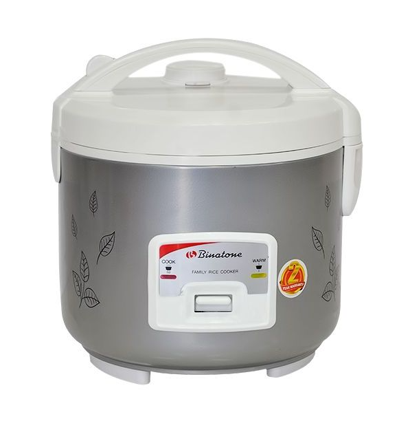 Binatone RCSG1520 Rice Cooker Deluxe - 1.5 Litre Silver