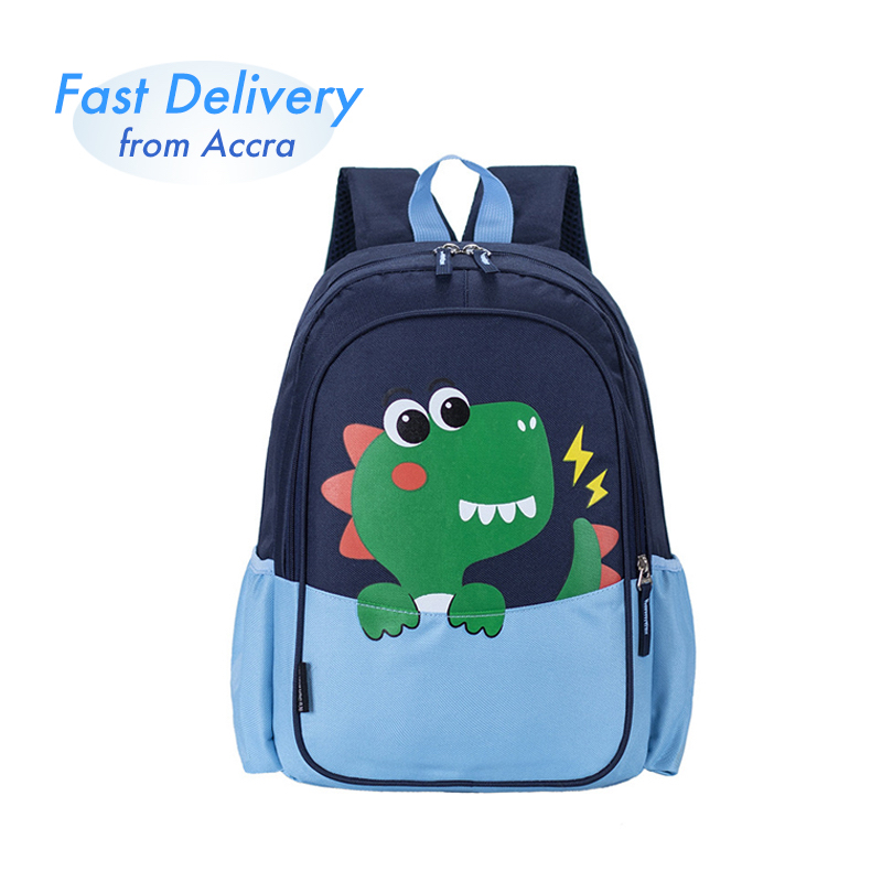 Backpack, School Bag, Book Bag for Boys, Girls, Toddler, Kids, Children, Kindergarten Elementary Middle School, Dinosaur Pattern, Blue, Large Storage 