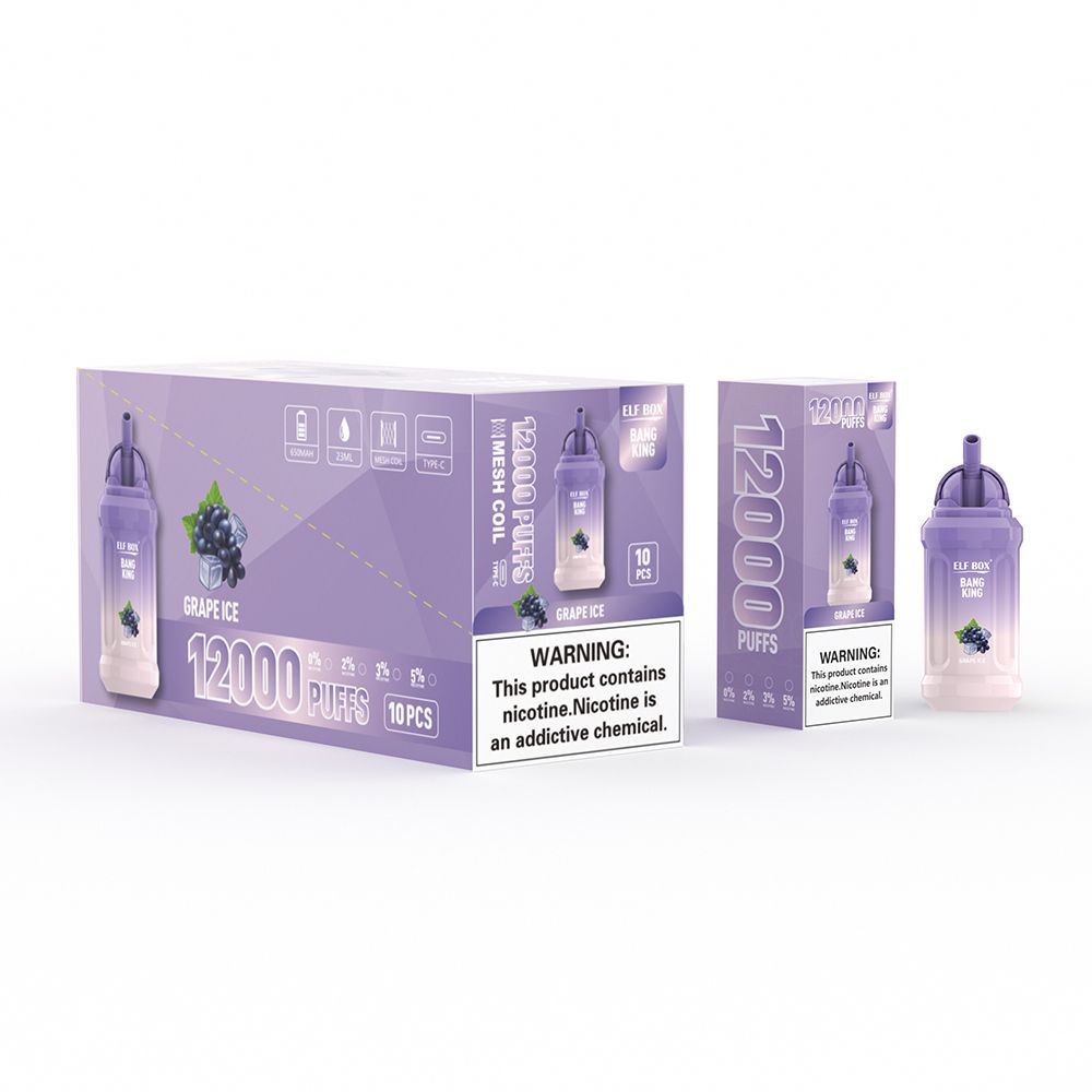 Randm Tornado Hot Selling ELF BOX BK 12000 PUFFS Elf Box 14000puffs with 10 Flavors 25ml Liquid Ecig Disposable Vape Pen