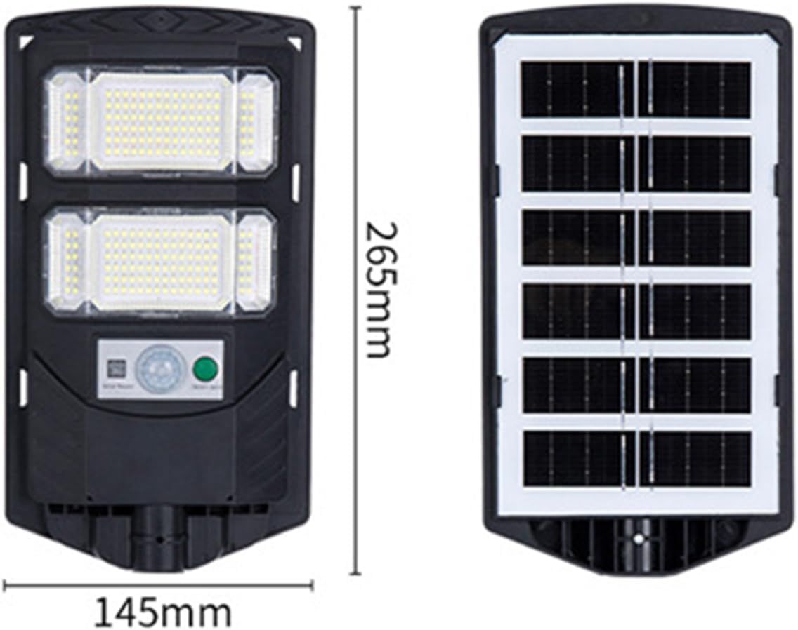 Solar Lights Outdoor Waterproof, Solar Street Lights Outdoor, LED Solar Flood Lights Dusk to Dawn with Motion Sensor and Remote, Yard (Solar LED 2 Eyes)