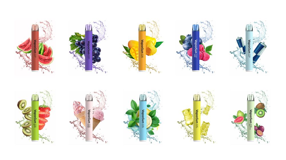 10PCS=1 box VaporSun vp-800 Vape Disposable e-cigarette 600 puffs Vaper