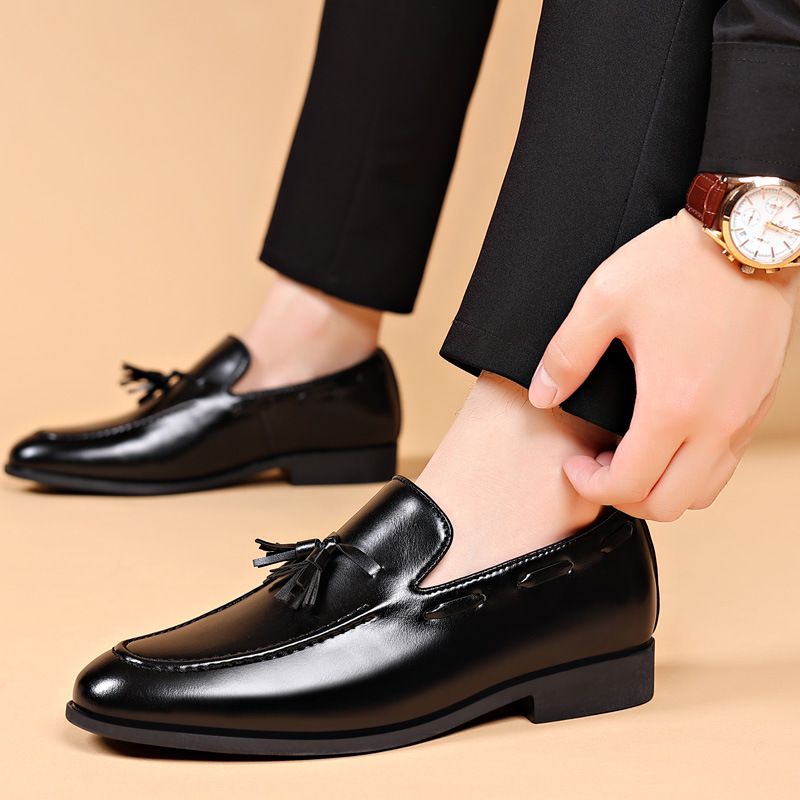 Summer new leather shoes men large size business formal casual shoes wedding lace-up men's shoes 9923