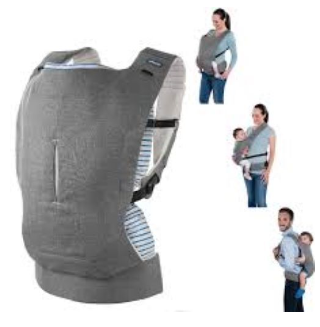 Chico 3 in1 Baby Carrier - Gray