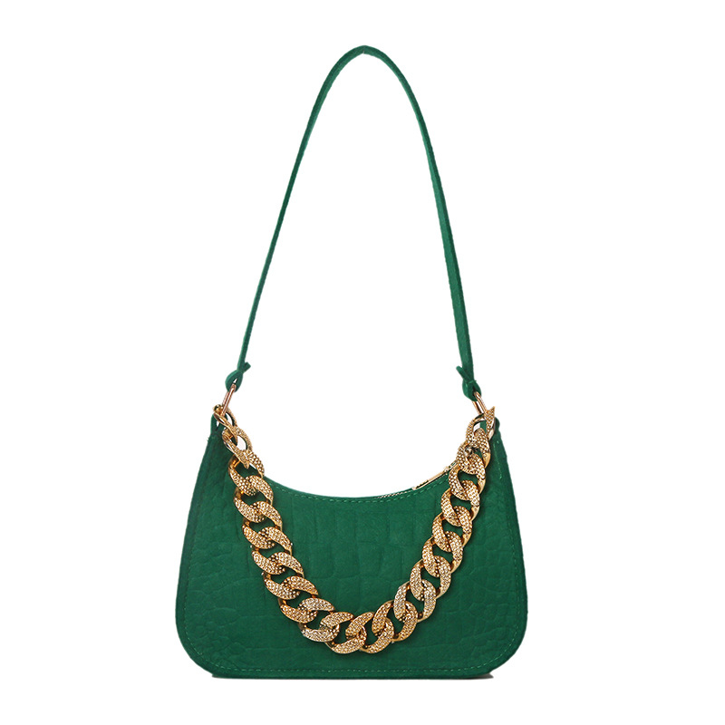 3076-XN New Casual Texture Retro Chain One Shoulder Underarm Bag Luxury Designer Handbag Bags for Women Fashion Bag