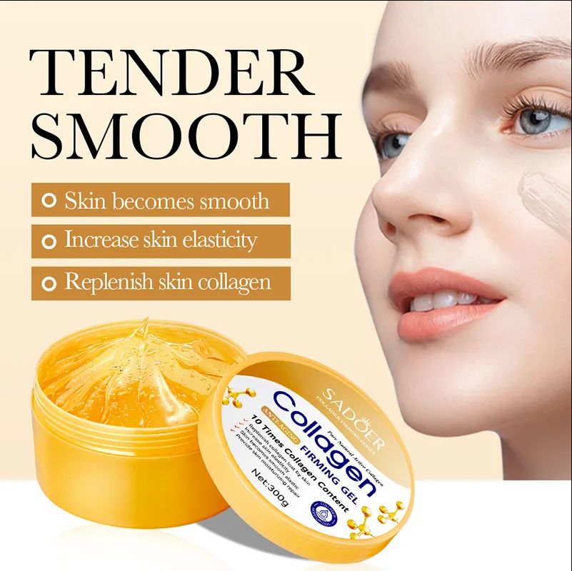 Gold bone collagen Anti aging Essence liquid skin care Serum face gel Deep moisturizing facial mask Whitening skincare series