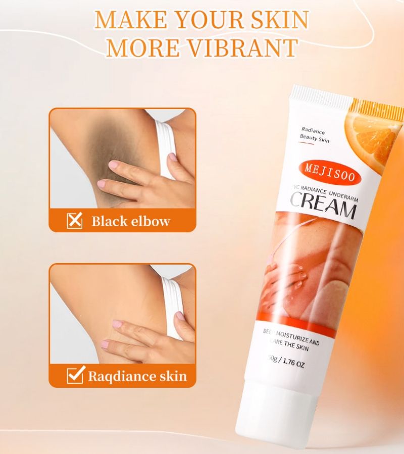 Vitamin C armpit cream, repair cream, brightening, armpit, whitening cream, elbow, knee, body care CRRSHOP VC Gloss Underarm Cream 50g