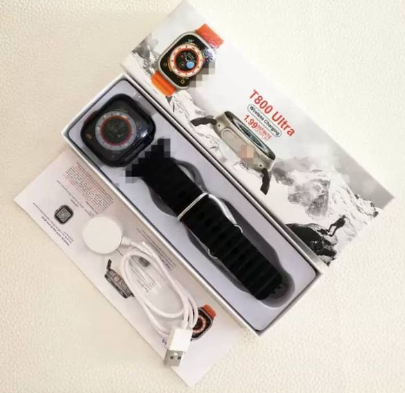 Digital watch 1.99 Infinite Display Screen protector Smartwatch T800 Ultra wireless Charging 