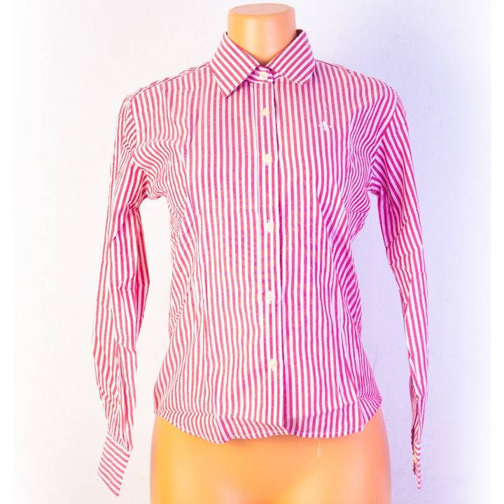Women's Striped Shirt Blouse - Classic Striped Design - Soft Fabric