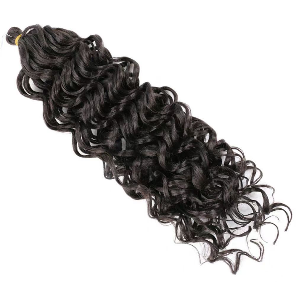 Wig Latin American curly wig big curly Hawaiian curly crochet braided fluffy gradient color hair extension water ripple wave curl