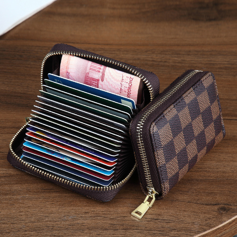 Women's Exquisite High-end Ultra-thin Large-capacity Compact Card Bag