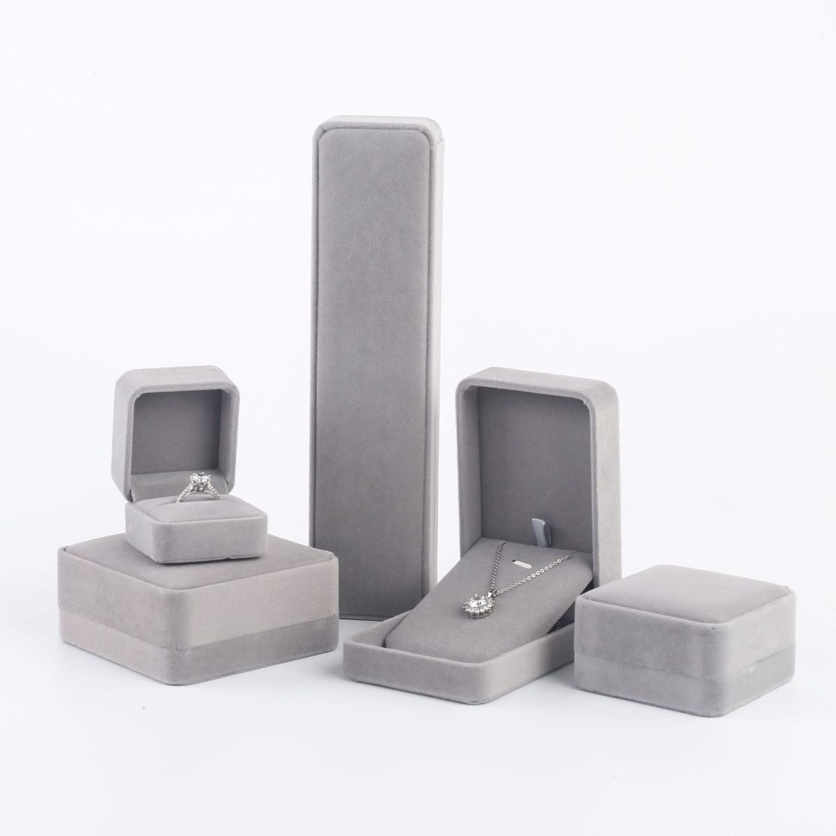 AL649792700500 1pcs Jewelry Packaging Necklace Packaging Organizer Ring Box Bulk Gift Box Earring Holder Gift Box Necklace Organizer