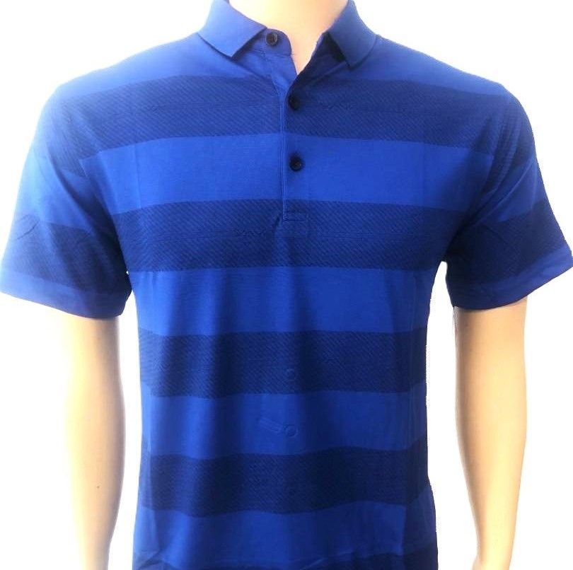 Iron Eagle Men's Golf Polo Shirt Size Adult Medium Casual Short Sleeve Blue