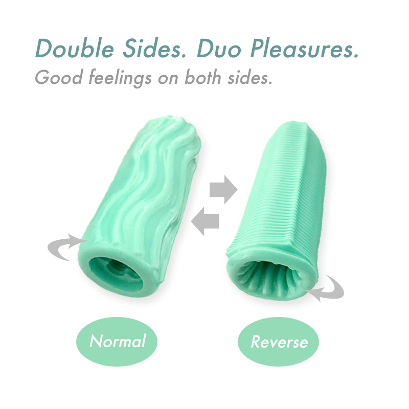 Sex Toy for Men, Adult Toy, Portable Masturbator, Male Masturbation Toy, Manual Sucking Extrusion Stroker, Pocket Pussy, Tunnel Stroker, Vagina Textured, Two Sides