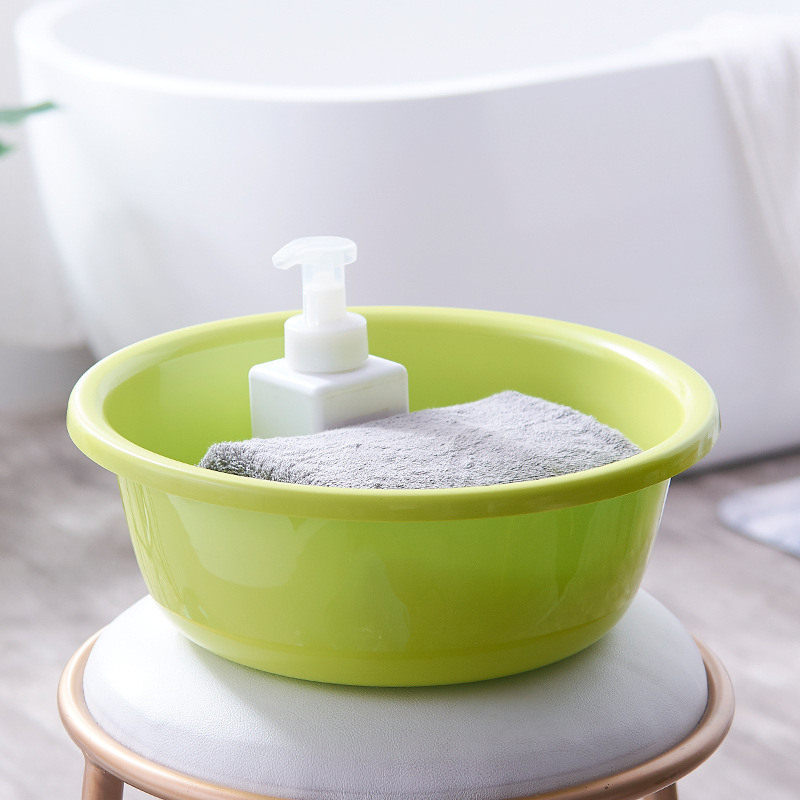 Tospino Home Multi-Purpose Lightweight Round Plastic Wash Basin 31*10cm