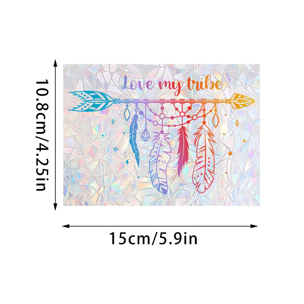 Amazon New Plant, Flower, Animal and Sunlight Catcher Static Glass Sticker - Bird - proof Glass Sticker