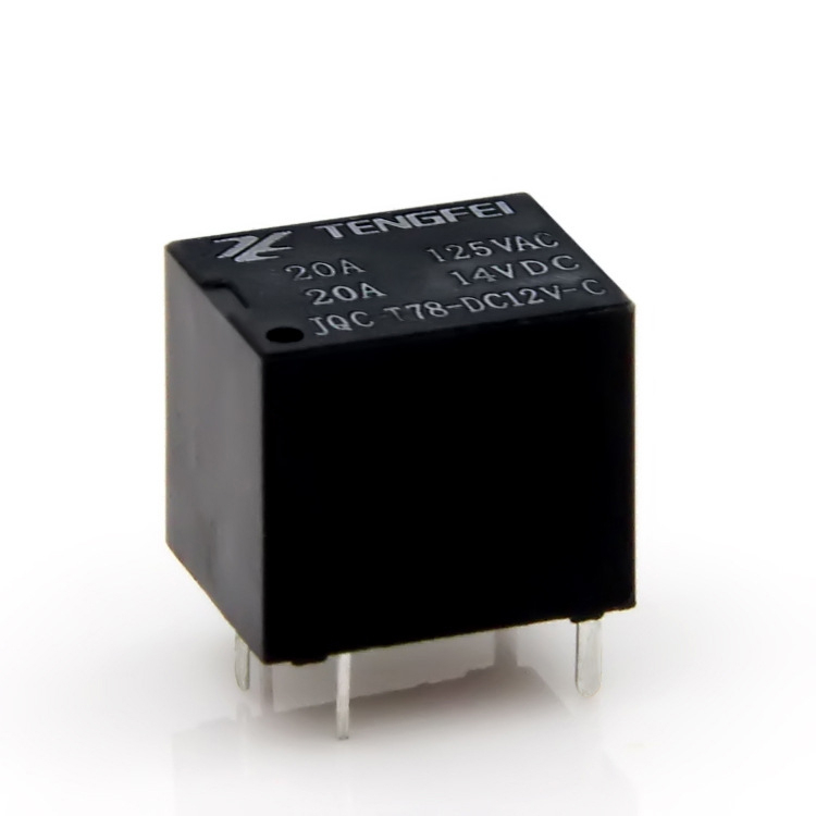10PCS Automotive relay 12v/5v/6v/9v/24v 5 feet small relay 12vT78sra-12vdc-c20A