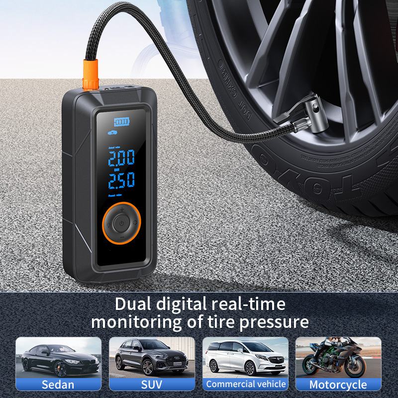 Car repair tools car air pump portable wireless air pump electric car tire automatic high pressure air filling treasure air pump