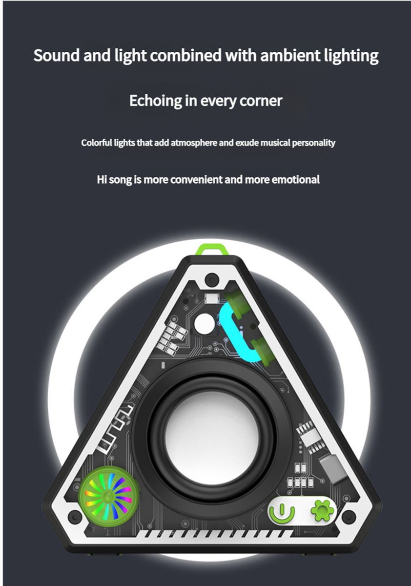 New professional mini desktop outdoor mecha bluetooth wireless mobile small speaker