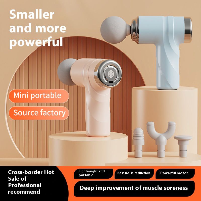 Small fascia gun mini portable muscle relaxation cervical massager MINI female EMO massage