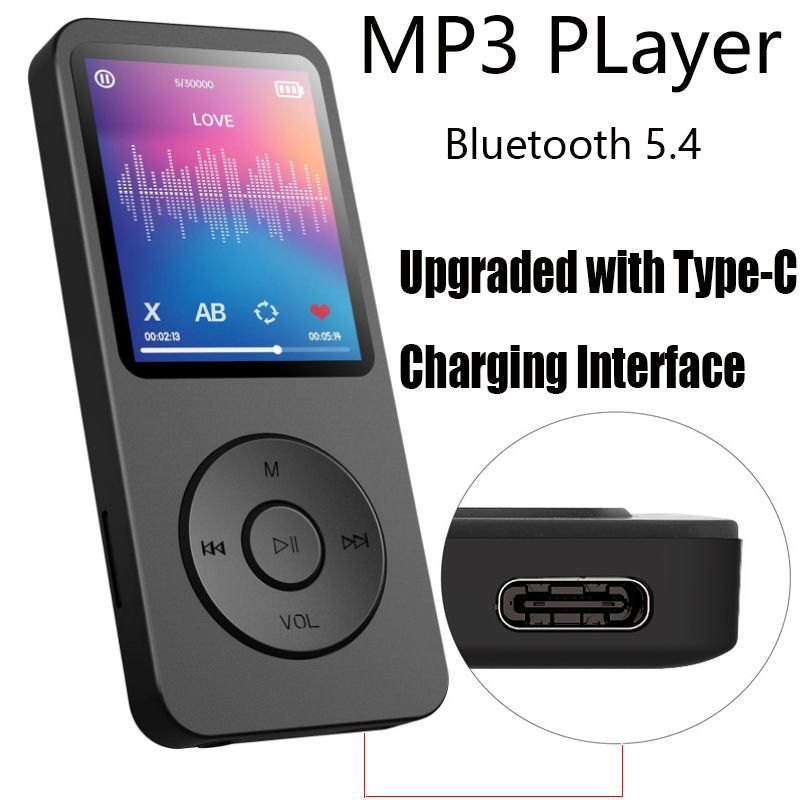 Bluetooth MP3/MP4 Student Walkman Music Player E-book Speaker