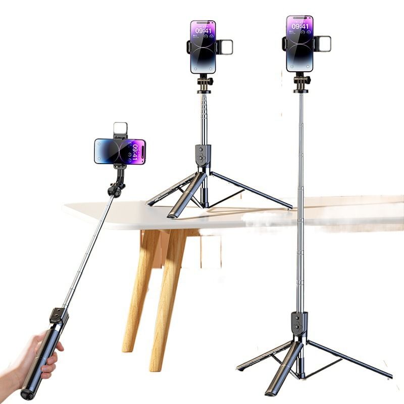 Mobile Selfie Stick Bluetooth Live Streaming Telescopic Portable Photography Stand Tripod Universal