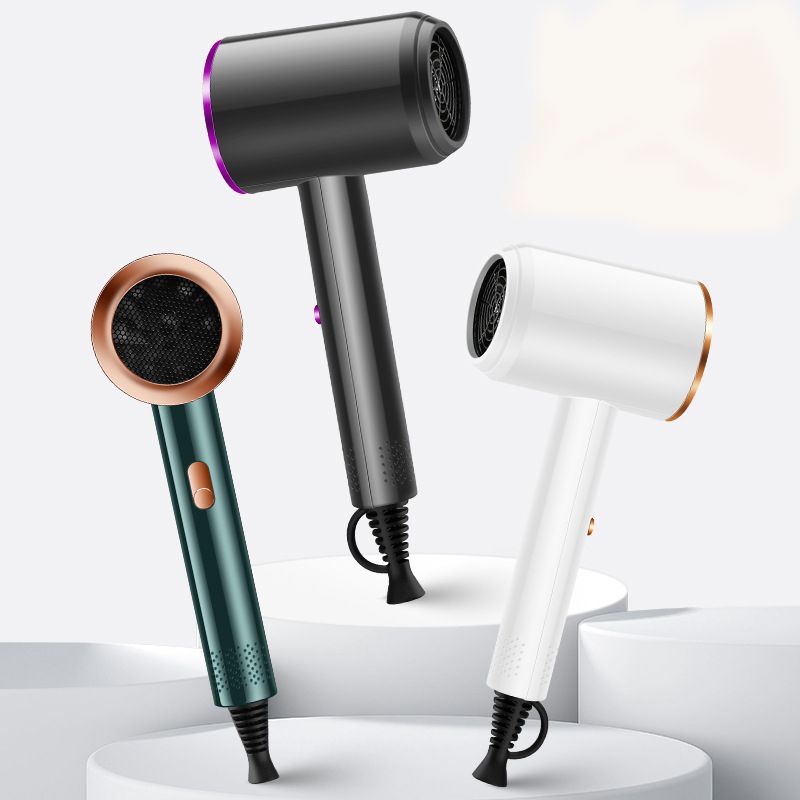 Hair Dryer, Professional Hair Blow Dryer Hot/Cold Air, 1800W Powerful AC Motor, Negative Ion Hairdryer Fast Drying, 2 Speed/3 Heating with 2 Nozzles&1 Diffuser, for Women Men Kids Salon Travel