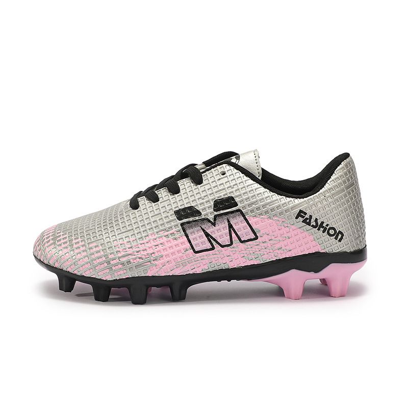 Soccer Football Shoe Low Cut Soccer Shoes New Breathable Anti Slip Children's Long Nail Sports Shoes Youth Artificial Ground Turf Competition Training Shoes