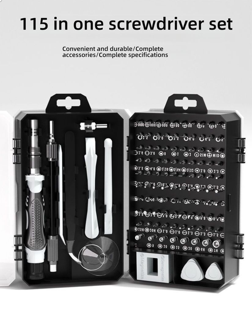 115-in-1 Precision Screwdriver Set - Magnetic Repair Tool Kit