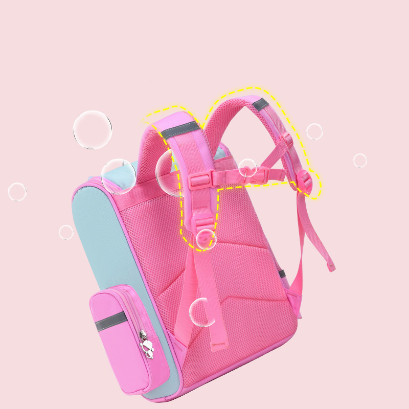 L3001 3D Unicorn Primary School Bags for Girls Cute Waterproof Kids Bag School Student Cartoon Unicorn Girl 6-12 Children Backpack
