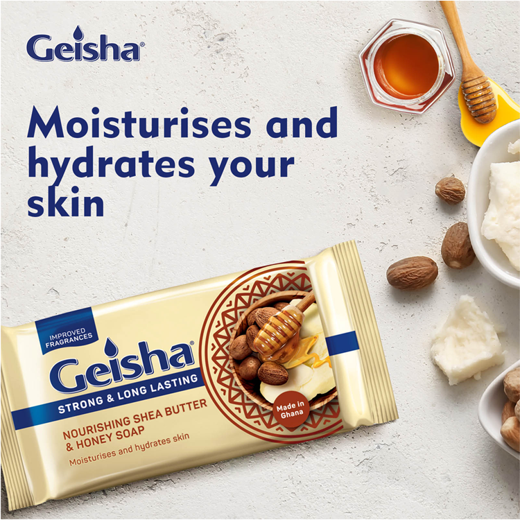  Geisha Shea Butter and Honey Soap 1x225g