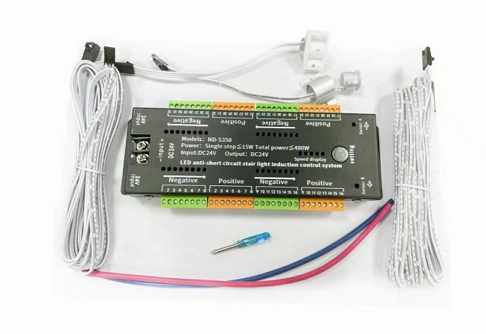 Internet Famous Smart LED stair controller project Staircase Lighting Controller with Short-circuit Protection Function model S350