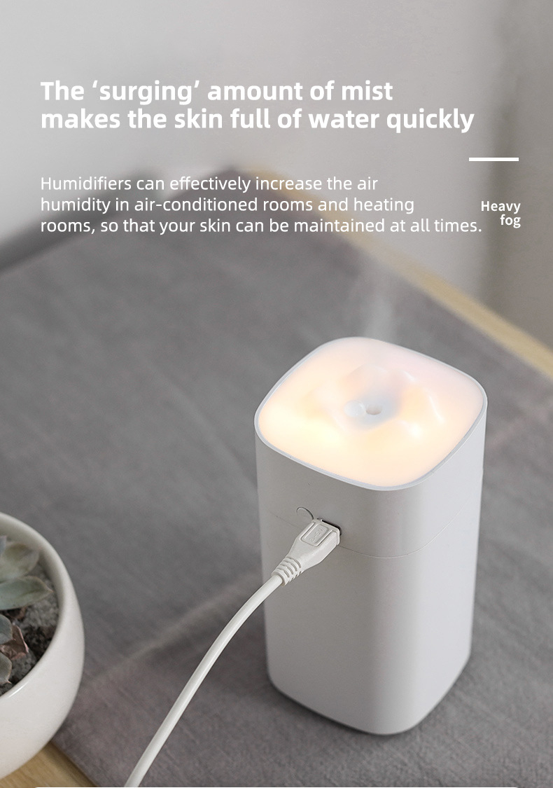 Sifang Snow Mountain Humidifier USB Mini Car Air Purifier Home Humidifier