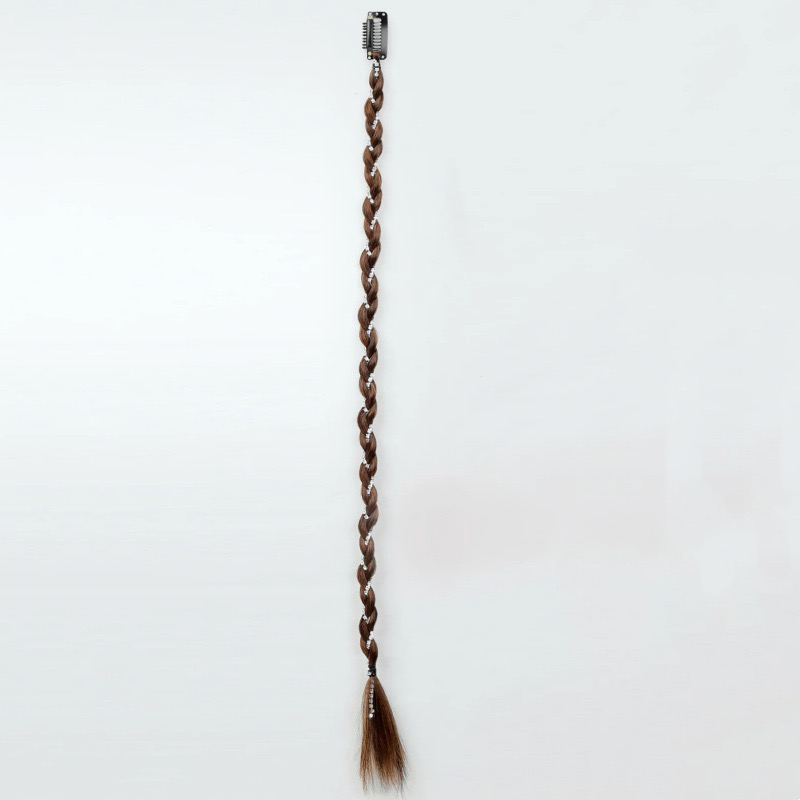 Wigs for women simulation braided ring buckle boxing braid European and American fashion fishbone dirty braid hair extensionsChain style