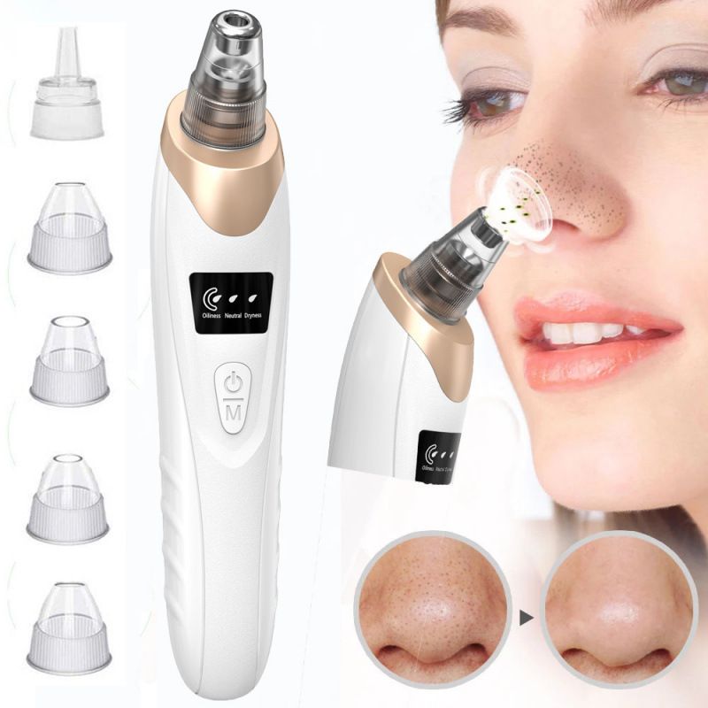 Handheld Visual Pore Cleaner, Electric Suction Blackhead Removal Tool With Bubble Cleansing Function, Rechargeable Facial Beauty Device, Practical Household Skin Care Tool For Daily Face Deep Cleansing