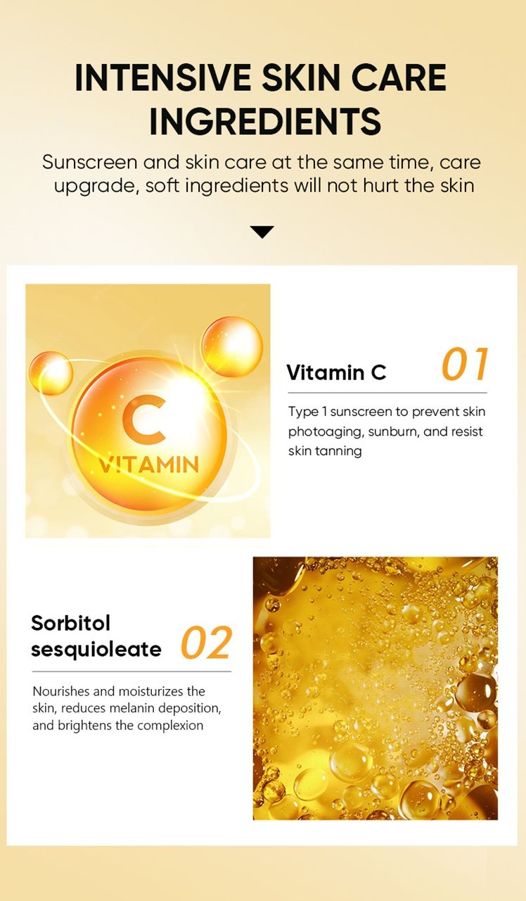 [Sunscreen products]MOIKA Whitening Sunscreen SPF50+ UV Protection Sun Screen Bleaching Creams Moisturizer Body Arms Thighs Facial Sunblock Skin Care