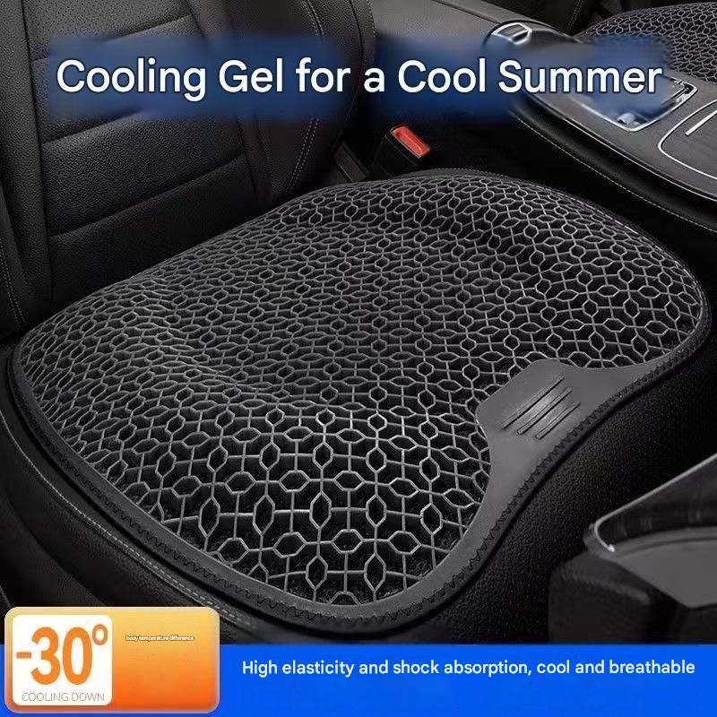 Gel Seat Cushion Honeycomb Car Chair Pad Office Long Sitting Breathable Egg Cushion Silicone Ice Cooling Seat Mat
