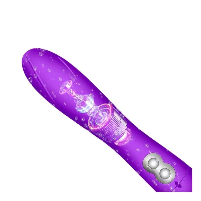 AUNONT Vibrator jumping egg double jumping egg female products massage waterproof silicone stick vibrator rechargeable vibration masturbation sex equipment