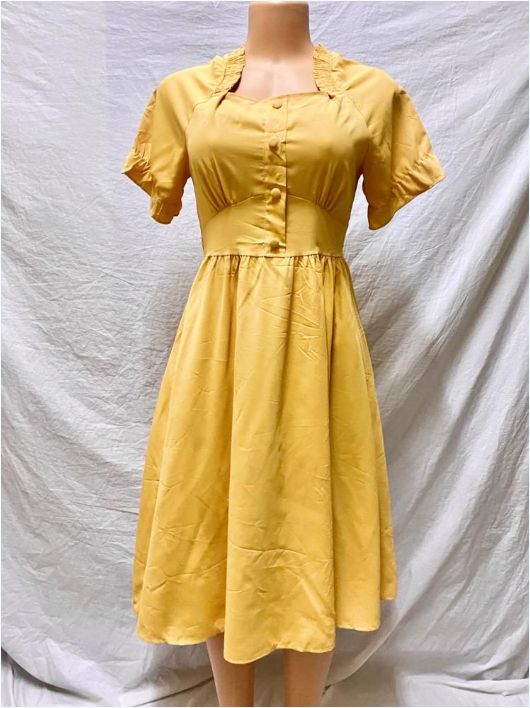 Women Casual Square Neckline  Dress