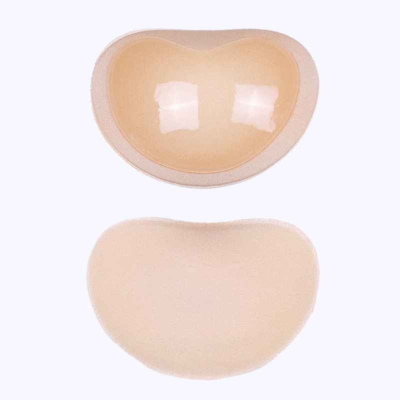 N-007 self-adhesive bra pad silicone heart strapless fit breast patch