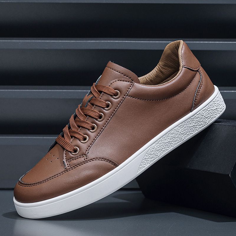 2024 autumn new men's shoes street board shoes Male Korean version student men's small white shoes Fashion casual shoes Fashion shoes G1383