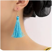 Tassel Tales Silk Thread Tassel Earrings Bollywood Style Earrings for Women
