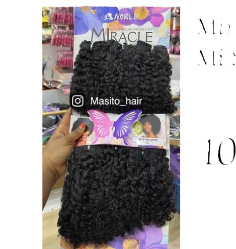 Noble's MI STAR 6PCS Kinky Hair Extension 