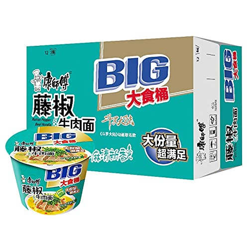 Master Kong Instant noodles large food bucket 12 buckets 