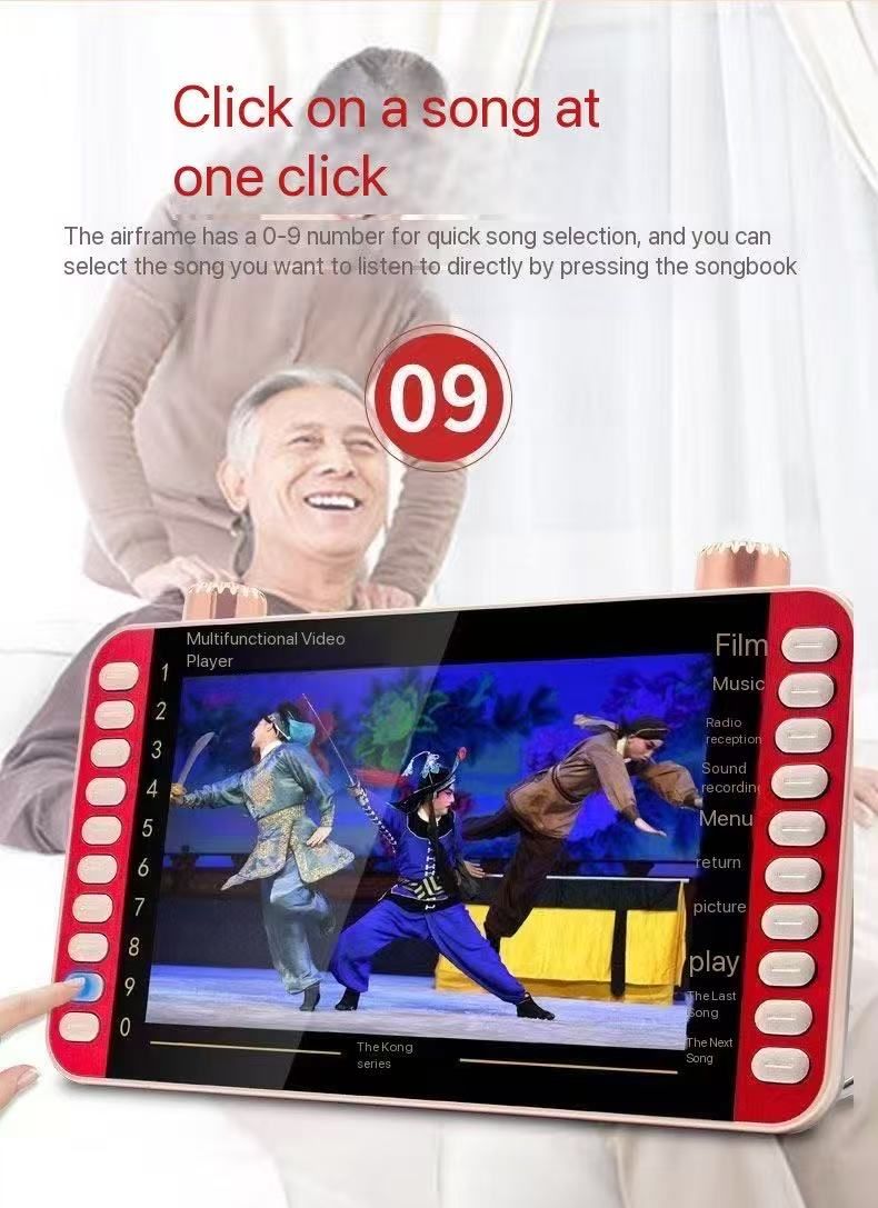 Multifunctional Video Player with Long Battery