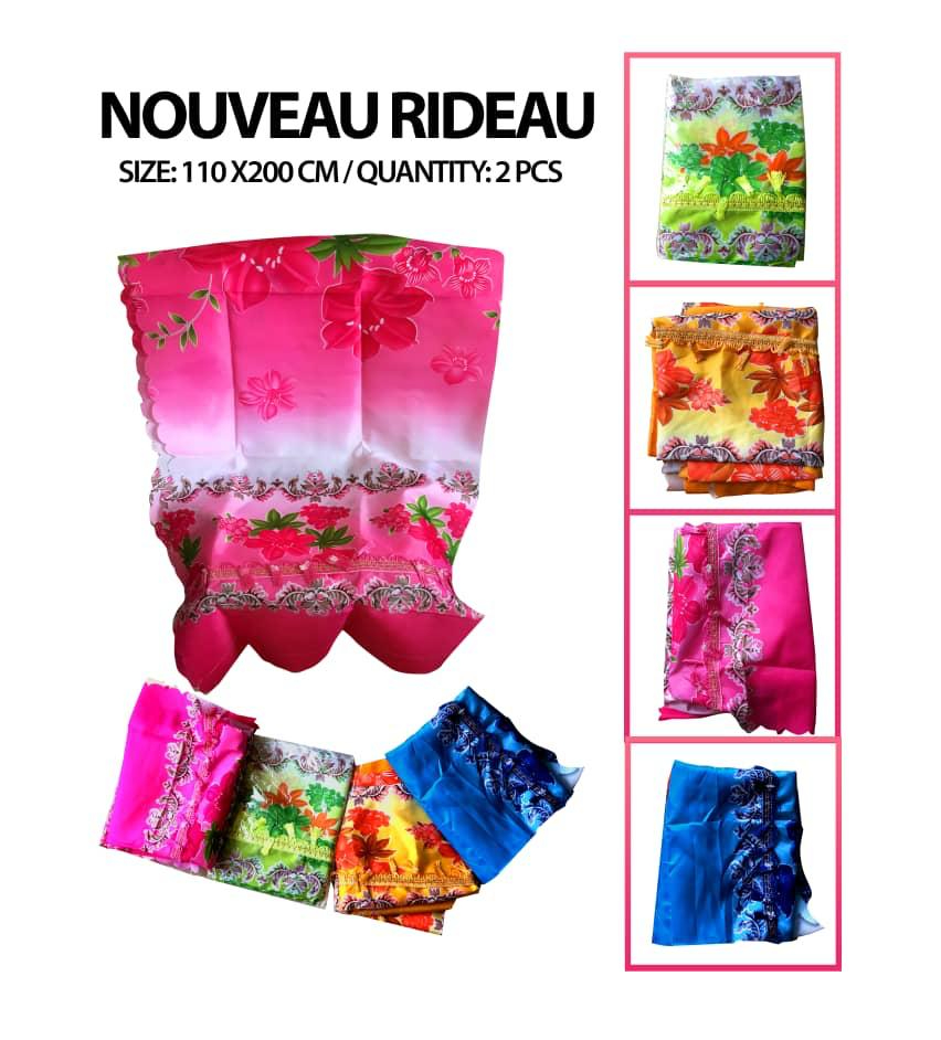 Good quality nylon curtain for living room, bedroom and sun protection