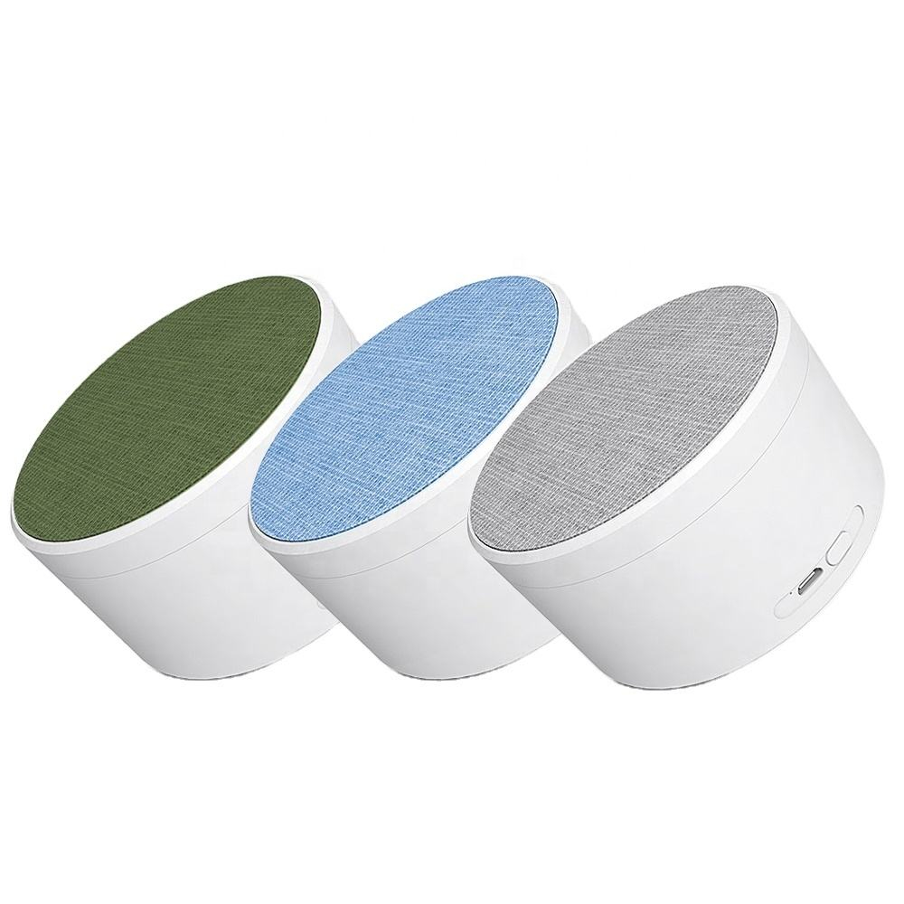 K15 Portable Bluetooth Speaker Ultra Compact Fabric Design Stereo Bass Outdoor Travel White High Volume Mini Subwoofer Loudspeaker